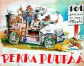 Ensimmäisen Pekka Puupää -kirjan kansi vuodelta 1943