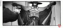 Lloydin sarjakuvaruudut toimivat storyboardin pohjana.