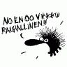Milla Paloniemen siili kiroilee.