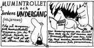 Ensimmäisen Muumin alkuruudut.