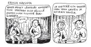 Laitinen viljelee leppoisaa mieshuumoria.
