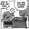 Kosteus on ongelma - myös sarjakuvapiirtjälle. <br />