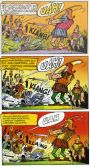 Tunnelmapala ensipainoksesta, Asterix-kirjastosta sekä uusimmasta julkaisusta.