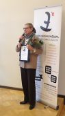Sarjakuvaneuvos Iris Schwanck. Valok. Vesa Kataisto