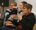 Tiitu Takalo Kemin sarjakuvapäivillä 2014.