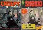 Shokki 1/1972, alkuperä Creepy 7 1966 kansitaide Frank Frazetta