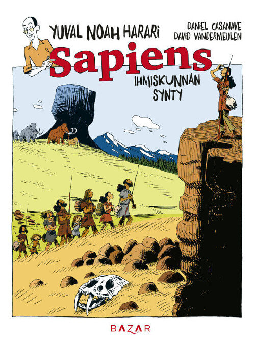 Harari: Sapiens Ihmiskunnan synty. Etukansi.
