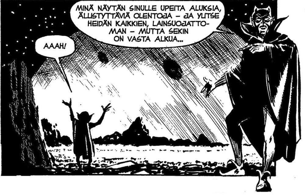 Jeff Hawke -sarjakuvaruutu
